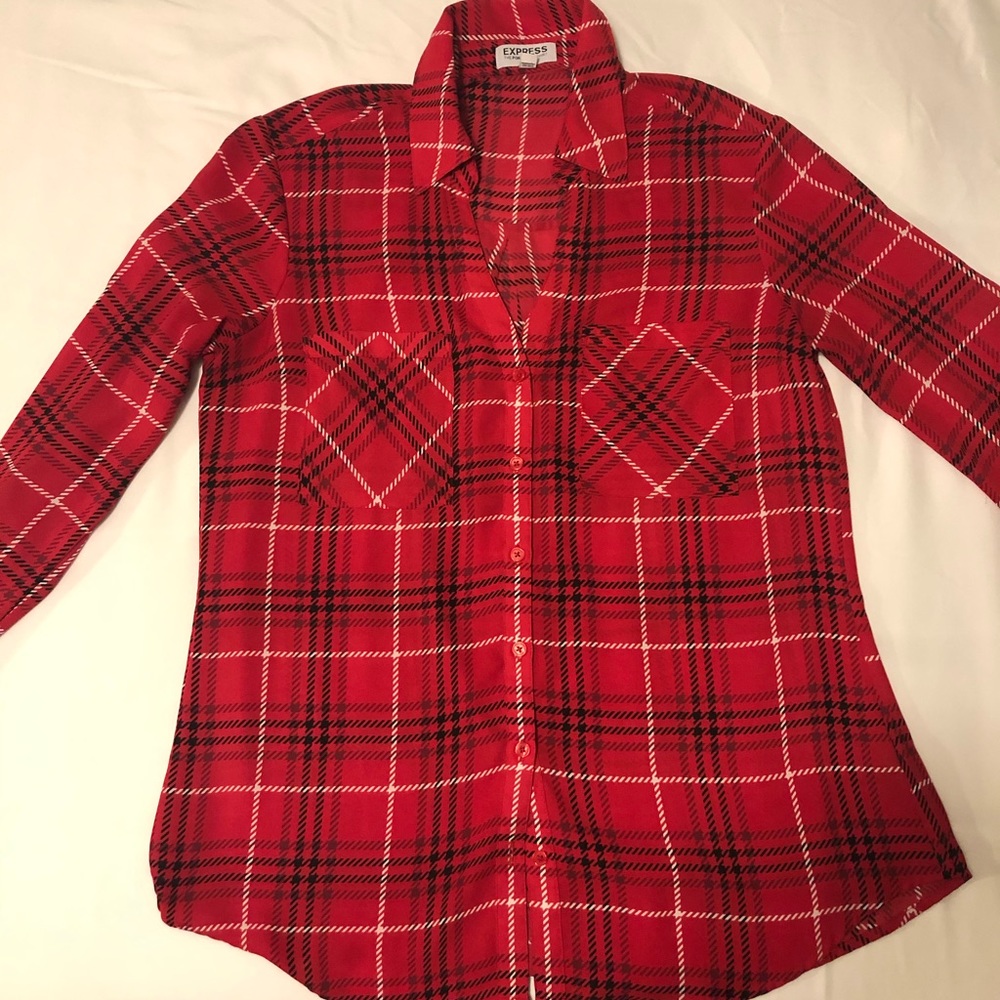 Express Slim Fit Portofino Shirt